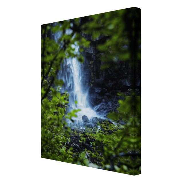 Canvas print - View Of Waterfall