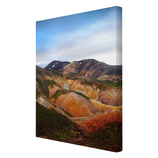 Canvas print - Colourful Mountains In Iceland