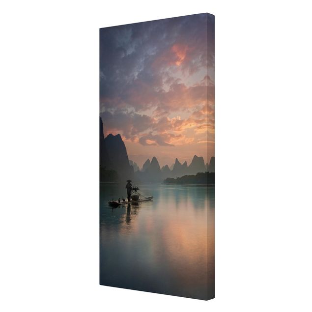 Print on canvas - Sunrise Over Chinese River