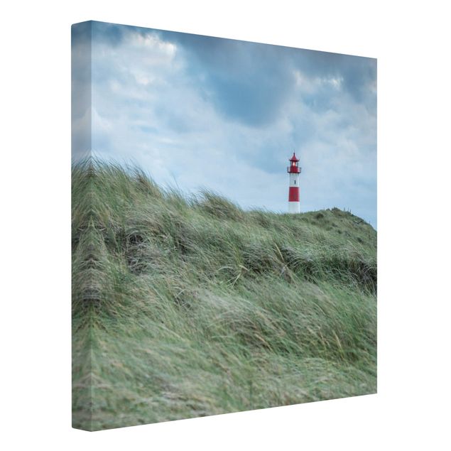 Print on canvas - Stormy Times At The Lighthouse