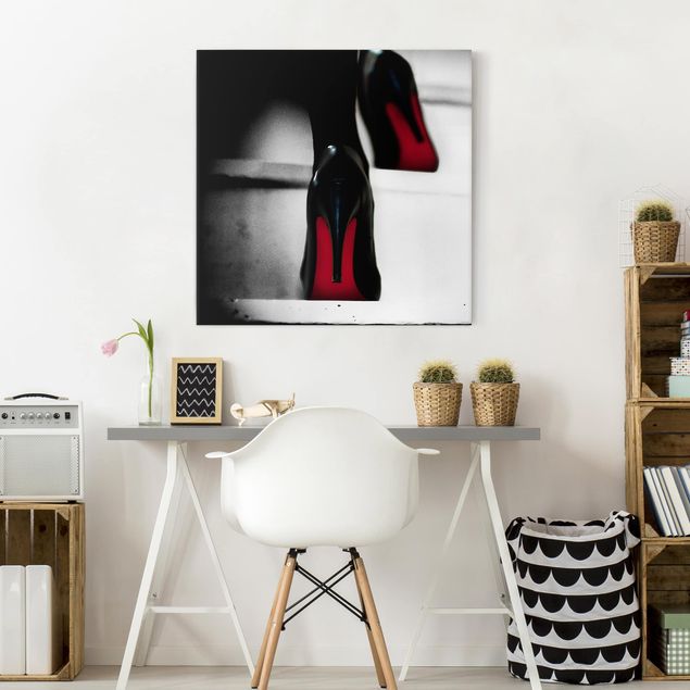 Print on canvas - High Heels In Red