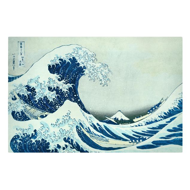 Canvas print - Katsushika Hokusai - The Great Wave At Kanagawa