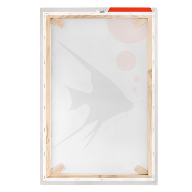 Print on canvas - Fish With Red Bubbles