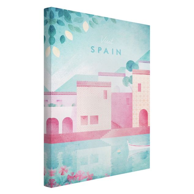 Print on canvas - Travel Poster - Spain