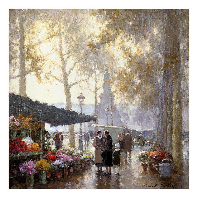 Canvas print - Gaston De Latouche - The Flower Market