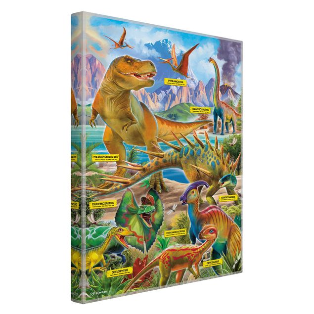 Canvas print - The Dinosaurs Species
