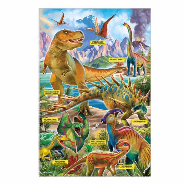 Canvas print - The Dinosaurs Species