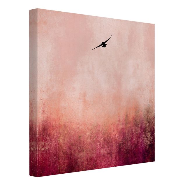 Print on canvas - Bird In Sunset
