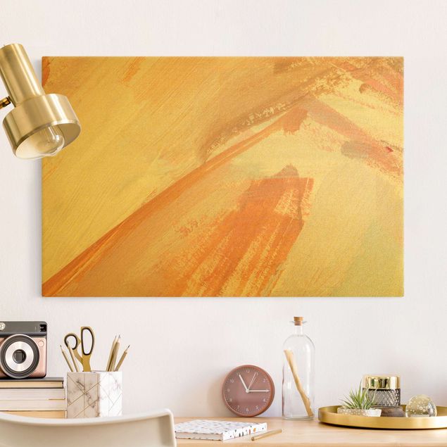 Canvas print gold - Pink And Vanille ll
