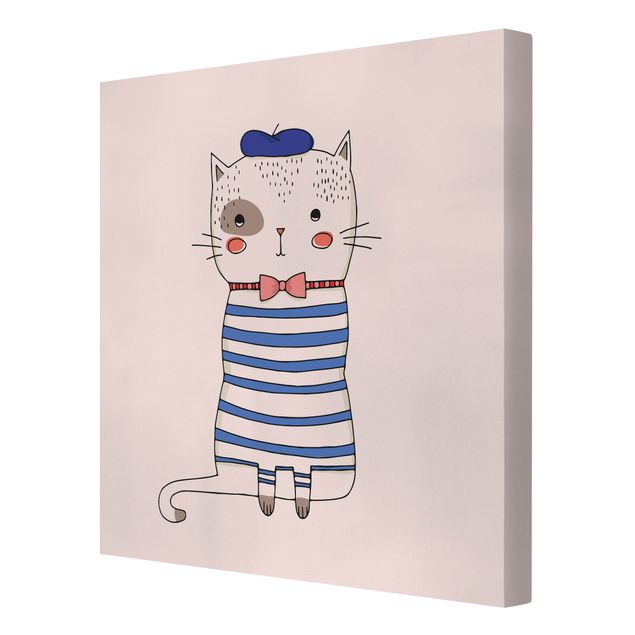 Print on canvas - Cat In France
