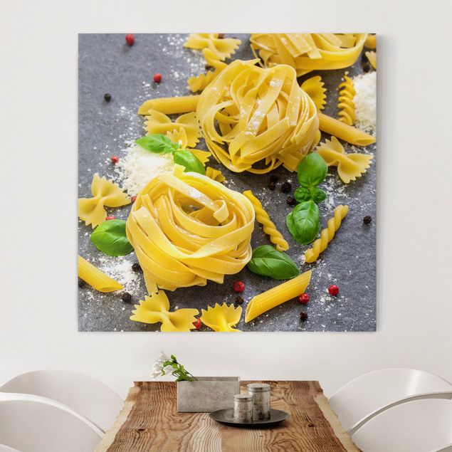 Print on canvas - Pastamix With Basil