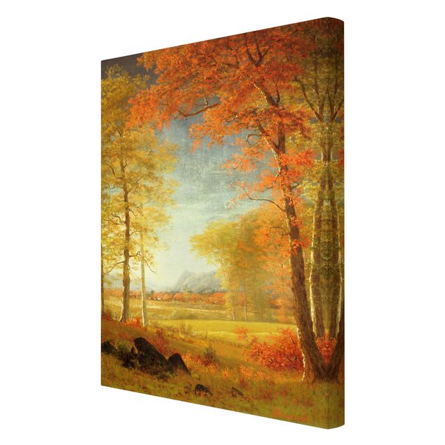 Canvas print - Albert Bierstadt - Autumn In Oneida County, New York