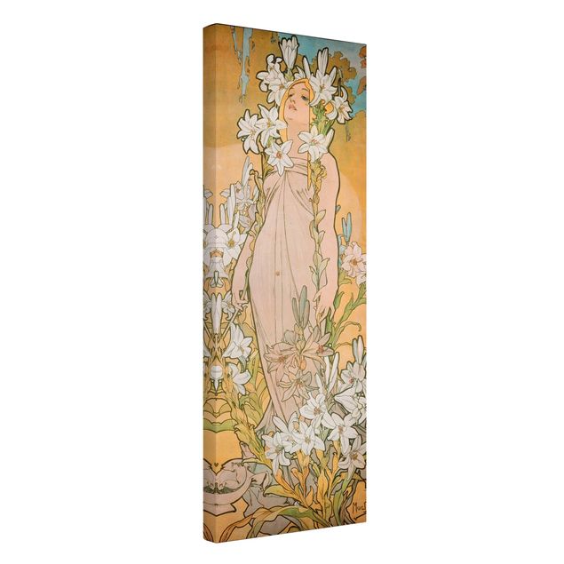 Canvas print - Alfons Mucha - The Lily