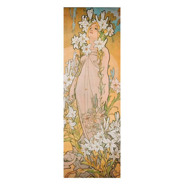 Canvas print - Alfons Mucha - The Lily