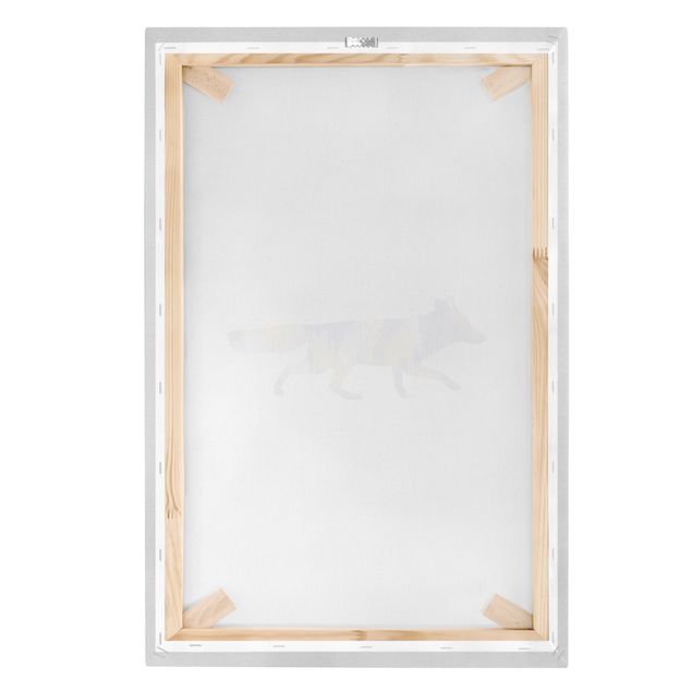 Canvas print - Fox In Blue And Yellow