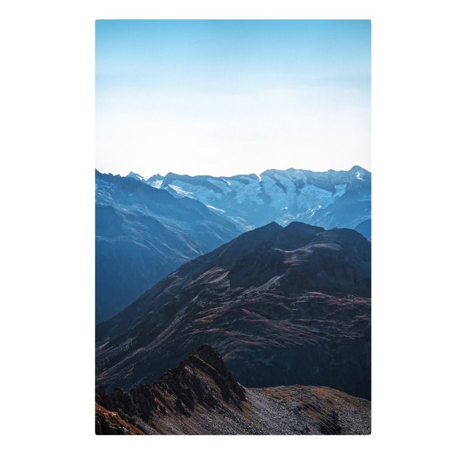 Canvas print - Good Weather Up In The Mountains
