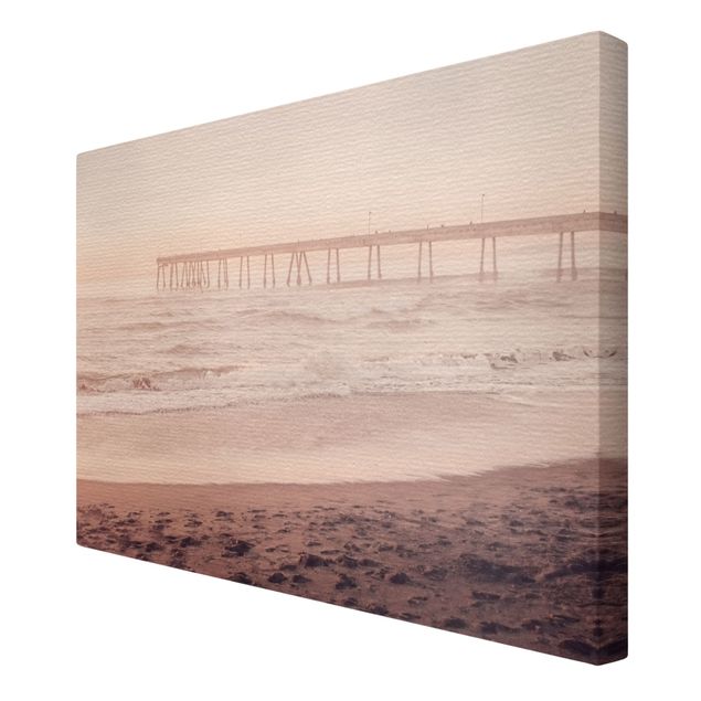 Canvas print - California Crescent Shaped Shore