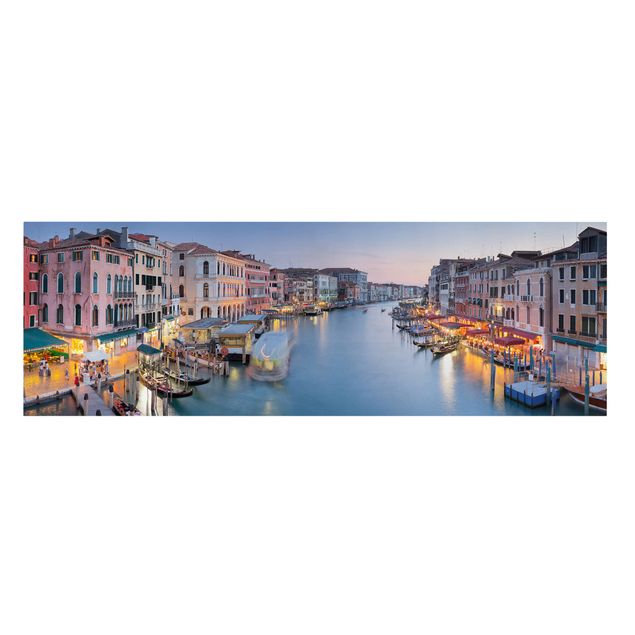 Print on canvas - Evening On The Grand Canal In Venice