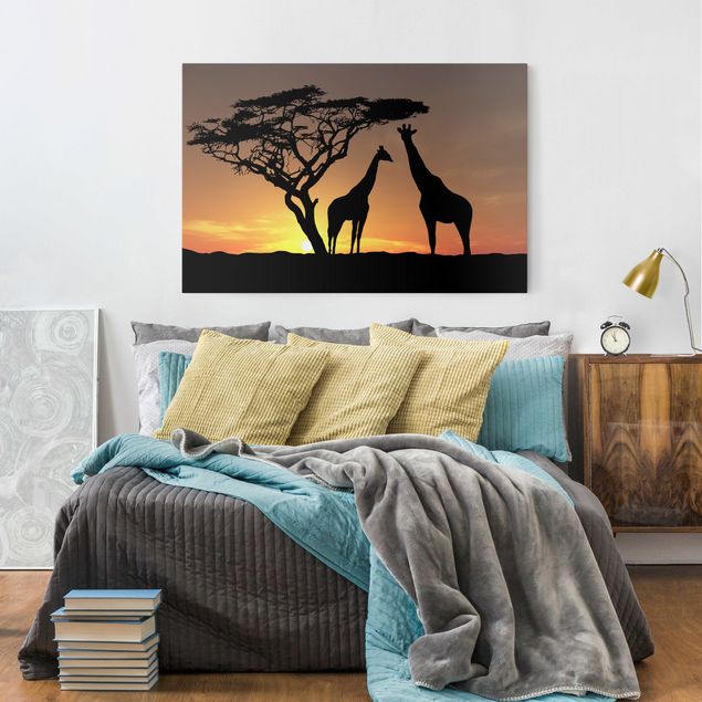Print on canvas - African Sunset