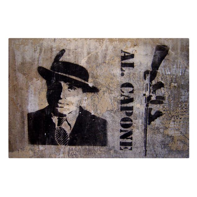 Print on canvas - Al Capone