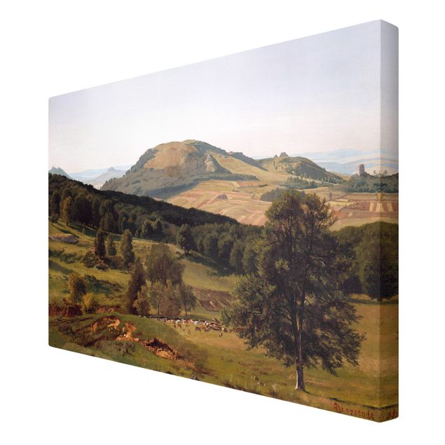 Print on canvas - Albert Bierstadt - Hill and Dale