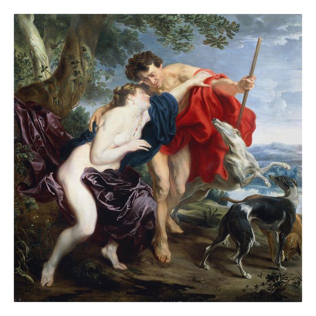 Print on canvas - Anthonis van Dyck - Venus and Adonis
