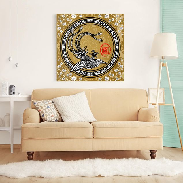 Print on canvas - Asian Peacock