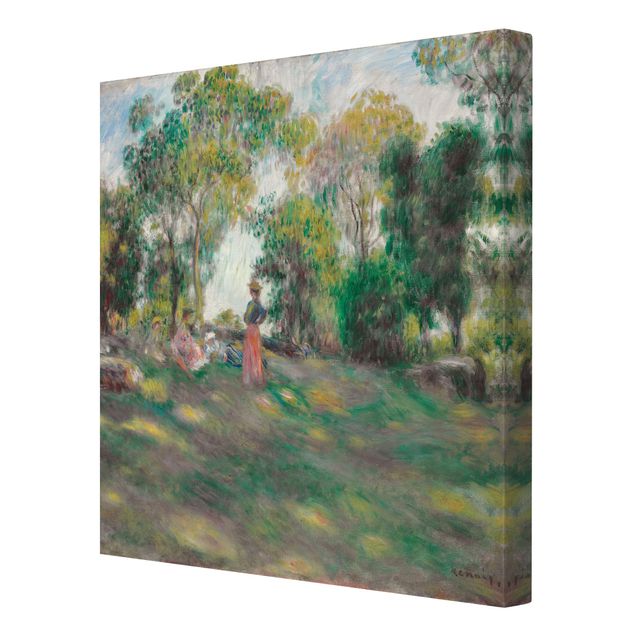 Print on canvas - Auguste Renoir - Landscape With Figures