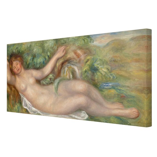 Print on canvas - Auguste Renoir - Nude Lying, The Source