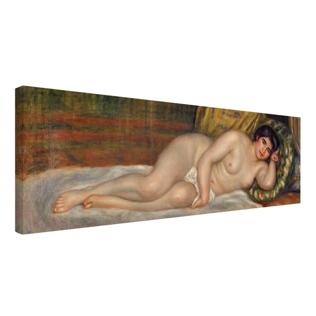 Print on canvas - Auguste Renoir - Lying female Nude (Gabrielle)