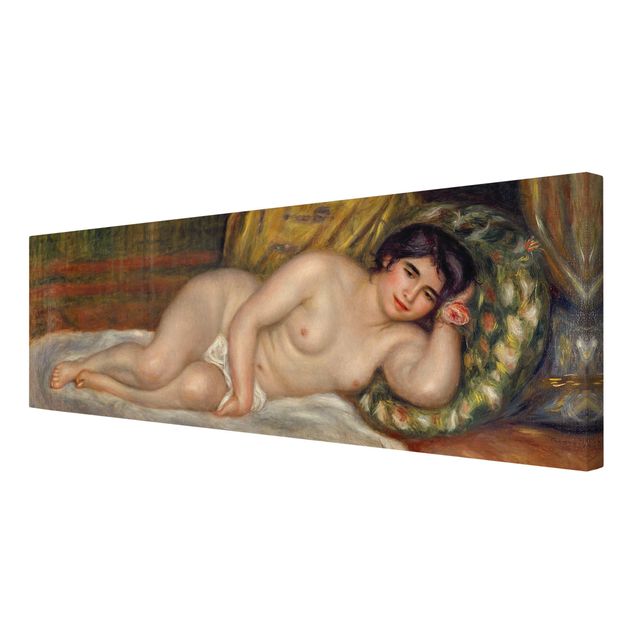 Print on canvas - Auguste Renoir - Lying female Nude (Gabrielle)
