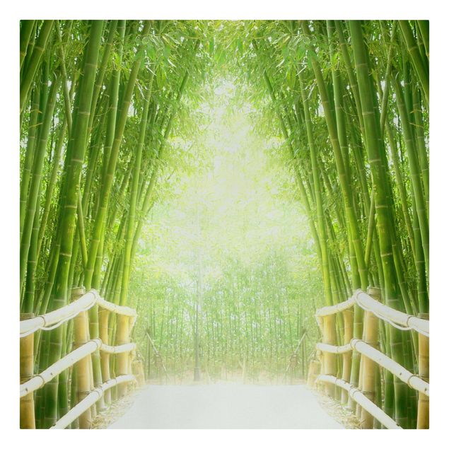 Print on canvas - Bamboo Way