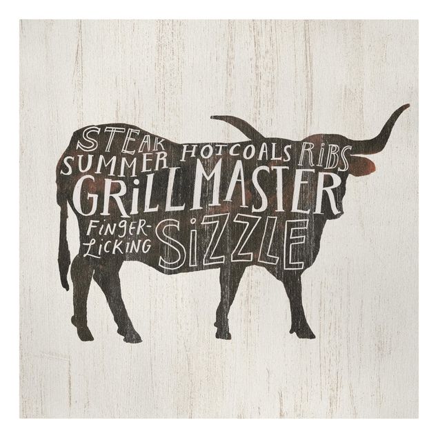 Print on canvas - Farm BBQ - Beef