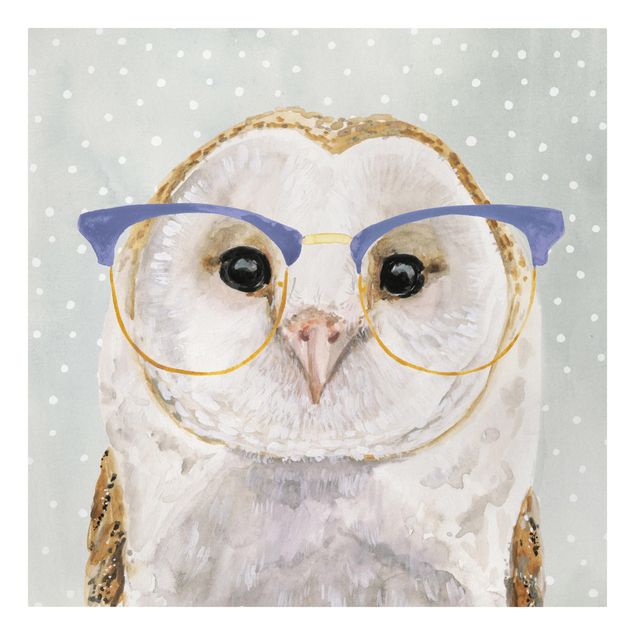 Print on canvas - Animals With Glasses - Owl