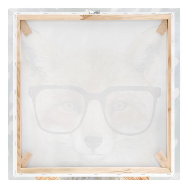 Print on canvas - Animals With Glasses - Fox
