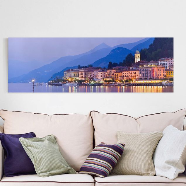 Print on canvas - Bellagio On Lake Como