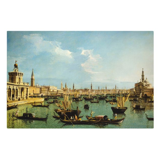 Print on canvas - Bernardo Bellotto - Bacino di San Marco, Venedig