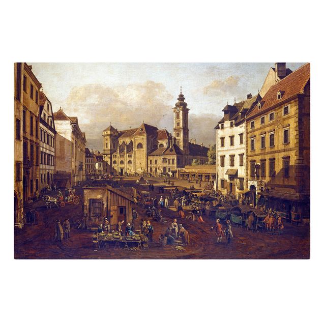 Print on canvas - Bernardo Bellotto - Freyung in Vienna