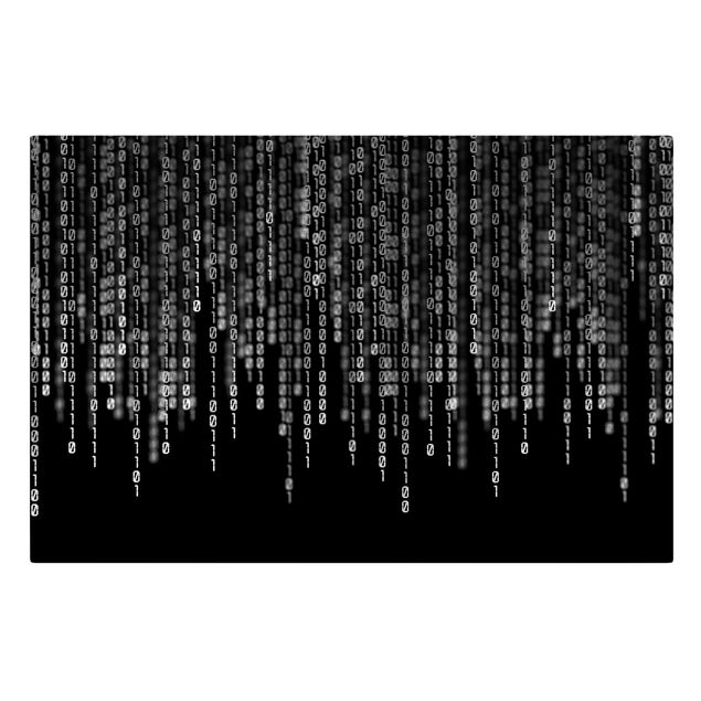 Print on canvas - Binary Code II