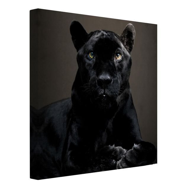 Print on canvas - Black Puma