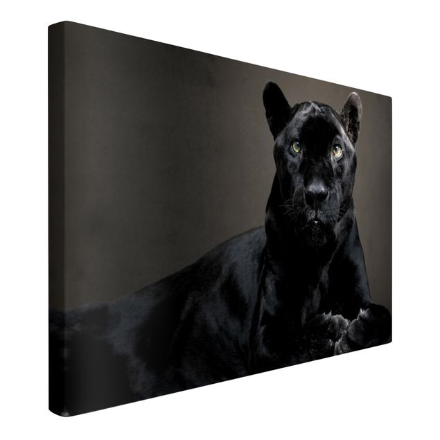 Print on canvas - Black Puma