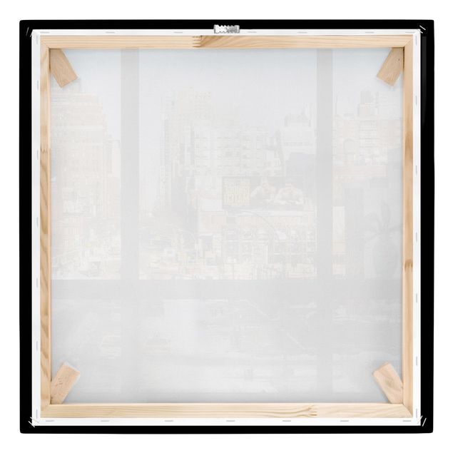 Print on canvas - View From Windows On Street In New York