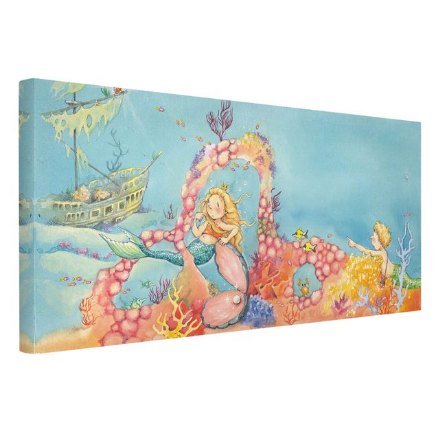 Print on canvas - Matilda The Little Mermaid - Bubble The Pirate