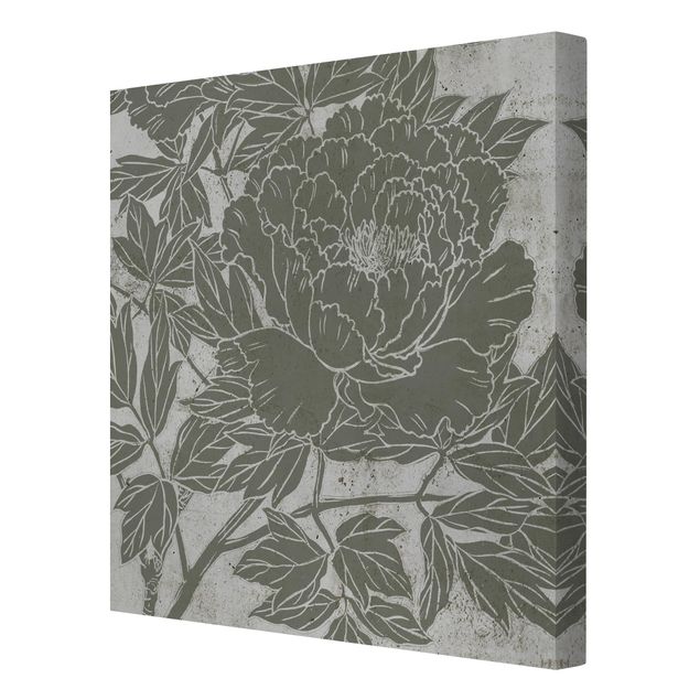 Print on canvas - Blooming Peony I