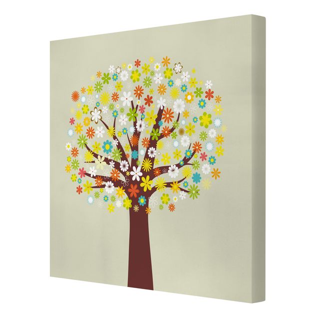 Print on canvas - Tree Of Flowers