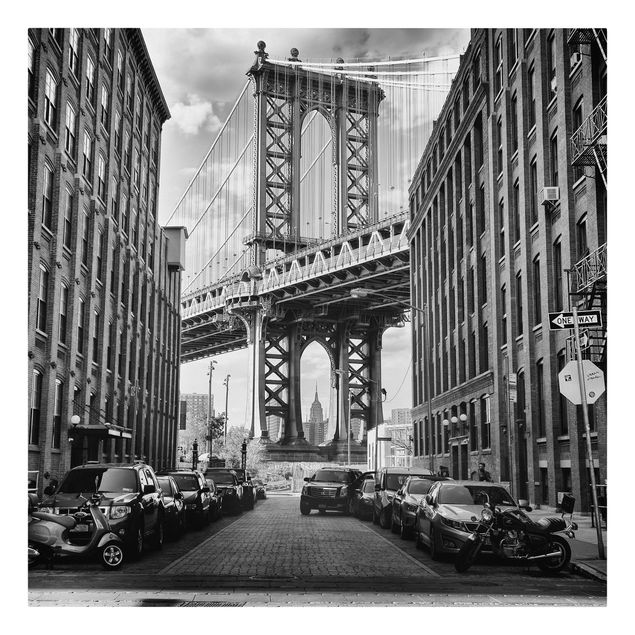 Print on canvas - Manhattan Bridge In America