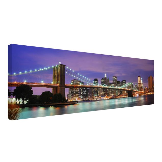 Print on canvas - Brooklyn Bridge In New York City