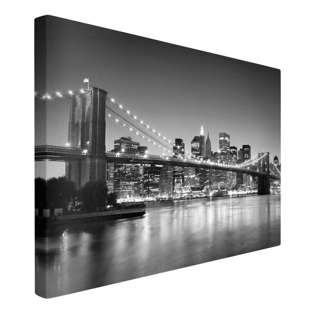 Print on canvas - Brooklyn Bridge in New York II