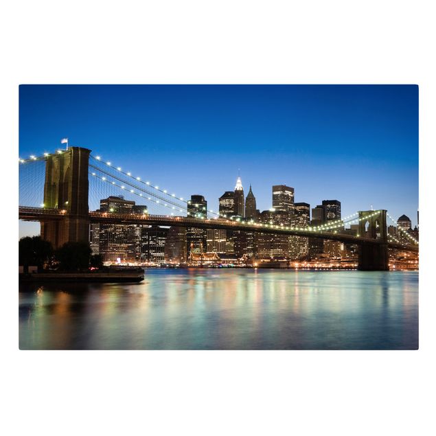 Print on canvas - Brooklyn Bridge In New York