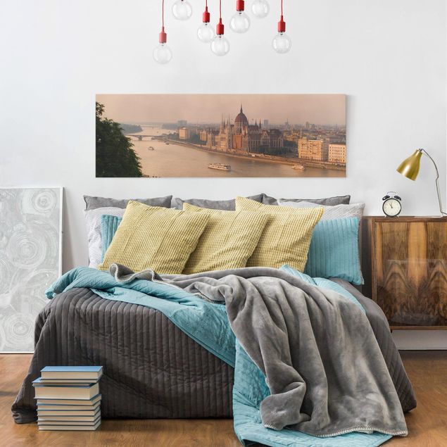 Print on canvas - Budapest Skyline